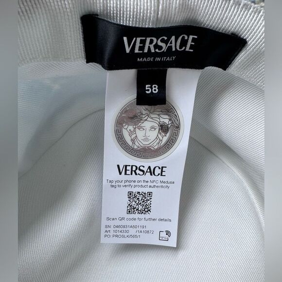 NWT Versace Tweed Bucket Hat (58cm) - Picture 4 of 5